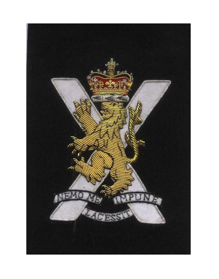 Small Embroidered Badge - Royal Regiment of Scotland